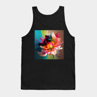 Floral Artwork Designs Tank Top